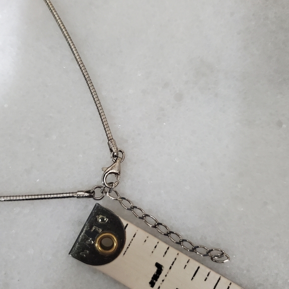 925 Sterling Silver Cubic Zirconia Necklace - Picture 8 of 8